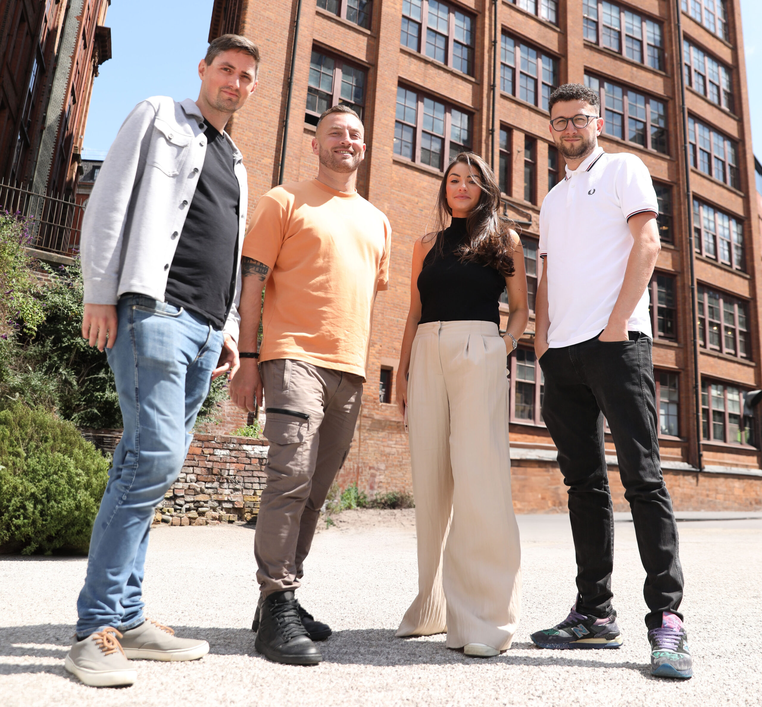 (l-r) Tim Butler, Jon Butler, Hannah Evison, Adam Britton